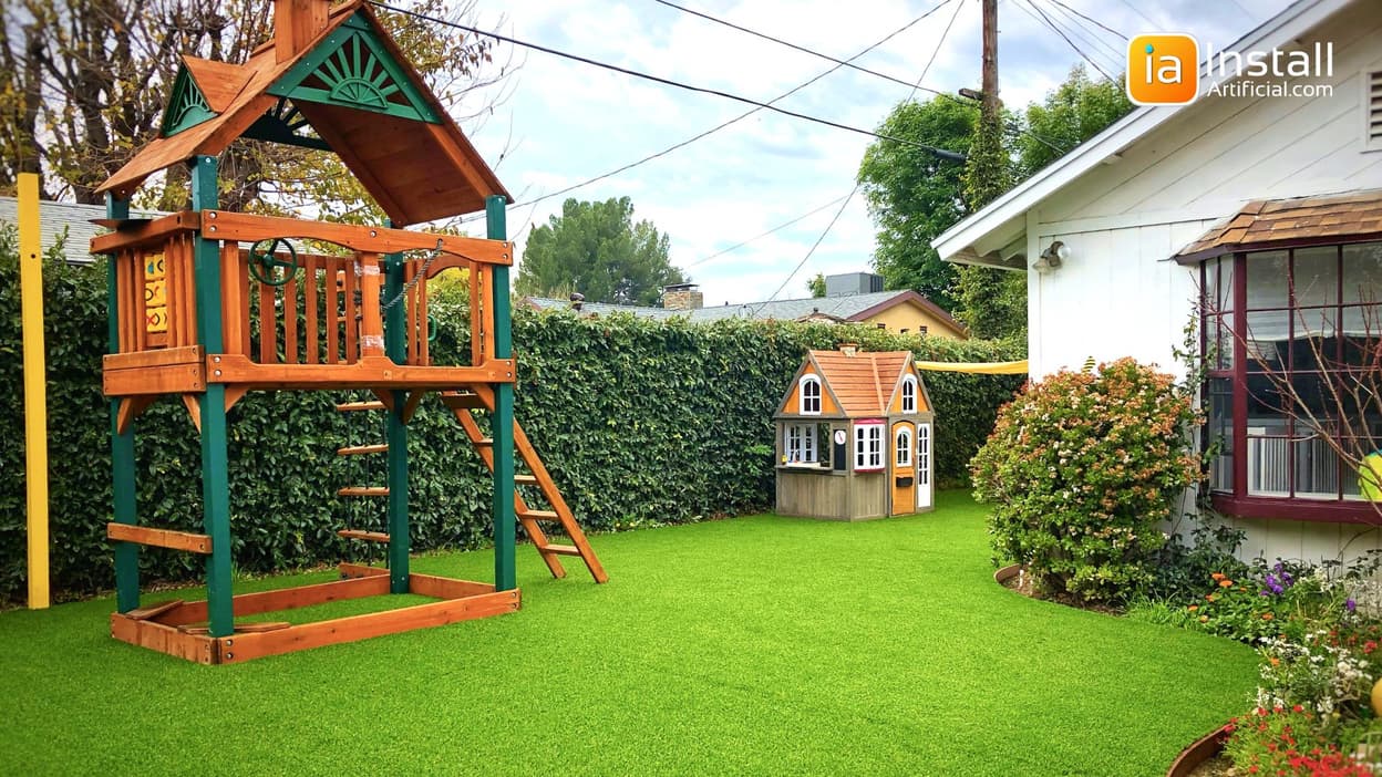 Backyard Playground Turf Cost